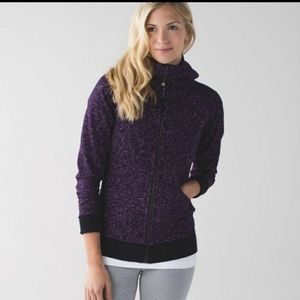 Lululemon Athletica Dark Purple Full-Zip Hoodie